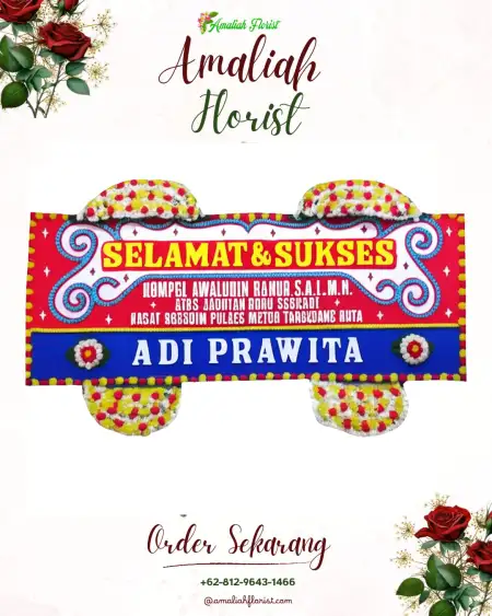 Papan Bunga Ucapan Selamat Grecol